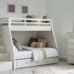 Twin over full bunk bed Adult bunk beds Triple bunk bed MZee Furniture USA