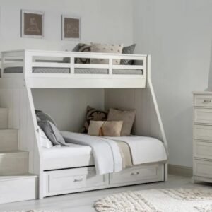 Twin over full bunk bed Adult bunk beds Triple bunk bed MZee Furniture USA