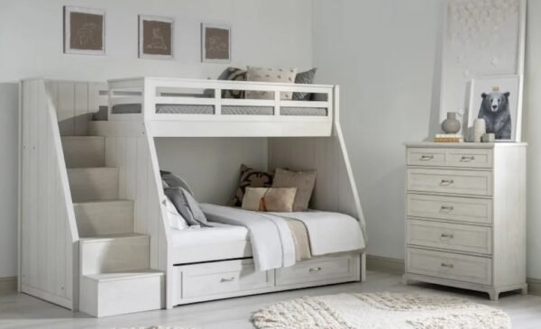 Twin over full bunk bed Adult bunk beds Triple bunk bed MZee Furniture USA