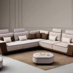 Luxury Wooden Corner Sofa Bed Design by MZee Furniture USA