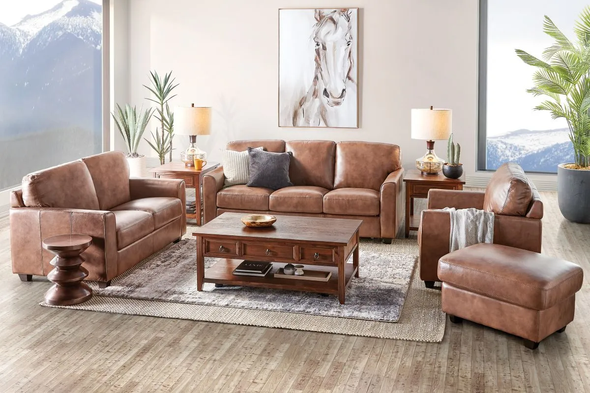 Leather settee sofas Curved sofa MZee Furniture USA
