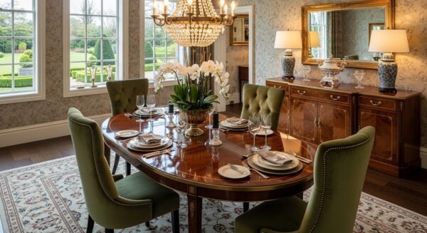 Dining Table Set for 6 and Dining Room Set MZee Furniture USA