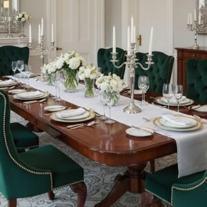 Dining Table Set for 6 and Dining Room Set MZee Furniture USA