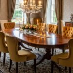 Oval Dining Table Shape Table Top Type Wood