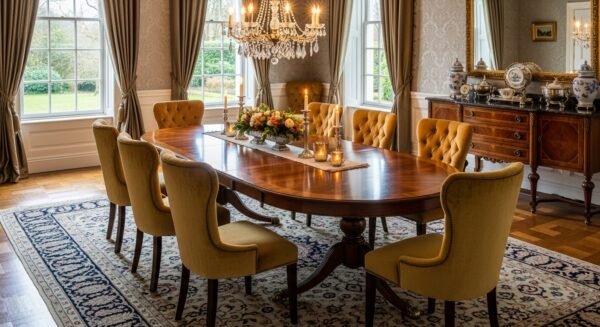 Oval Dining Table Shape Table Top Type Wood