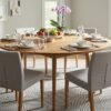 Round Dining Table and Dining Chair MZee Furniture USA