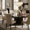 Round Dining Table and Dining Chair MZee Furniture USA