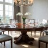 Round Dining Table and Dining Chair MZee Furniture USA
