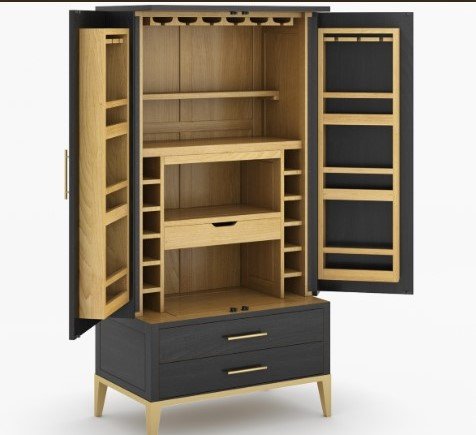 Bar Cabinet Stylish Home Bar Solutions MZee Furniture USA