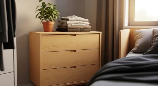 White Dresser and Black Dresser MZee Furniture USA