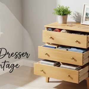 White Dresser and Black Dresser MZee Furniture USA