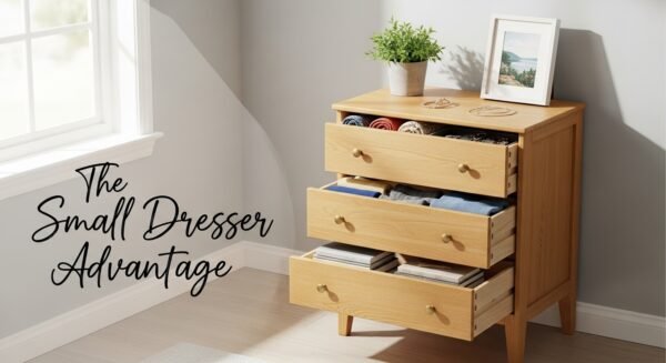 White Dresser and Black Dresser MZee Furniture USA