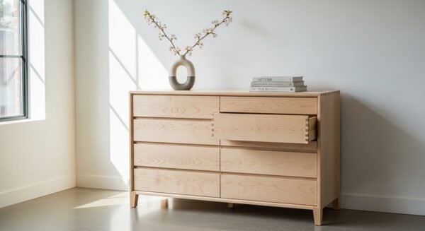 White Dresser and Black Dresser MZee Furniture USA