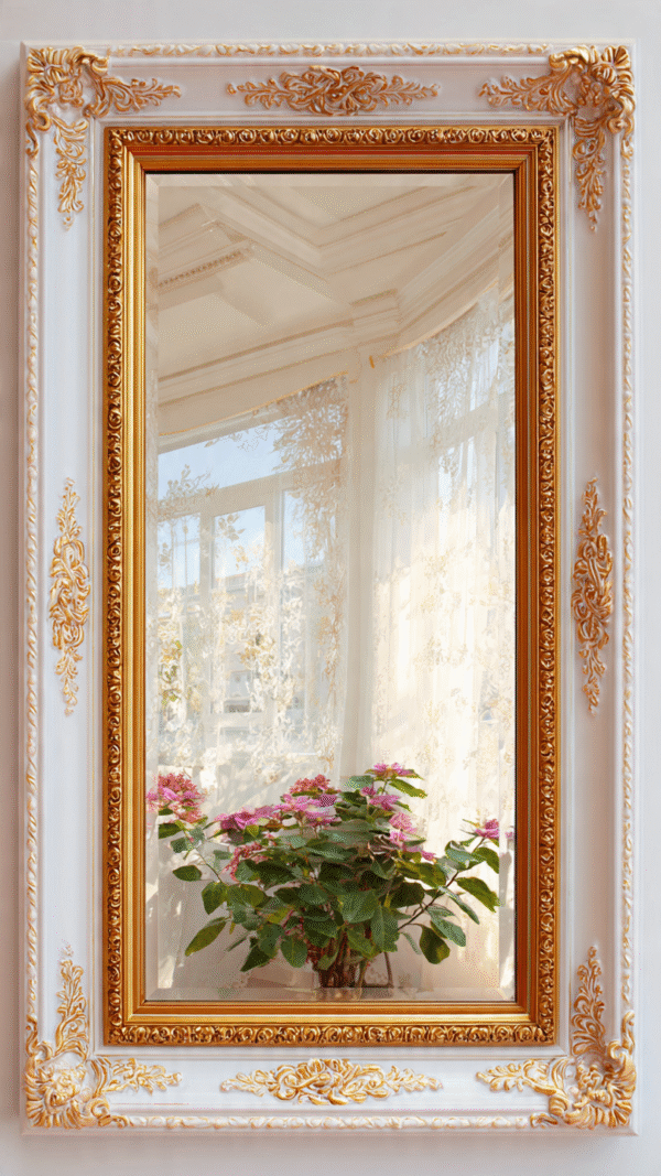 Wooden Frame With Mirror MZee Furniture USA