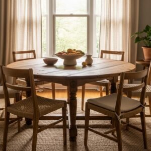 round dining table set for 4, 6, 8, with chairs