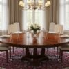round dining table set for 4, 6, 8, with chairs