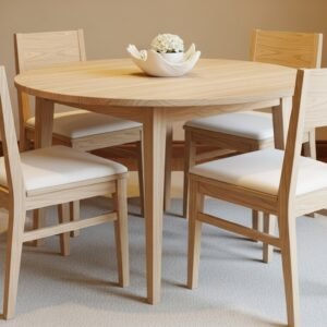 round dining table set for 4, 6, 8, with chairs