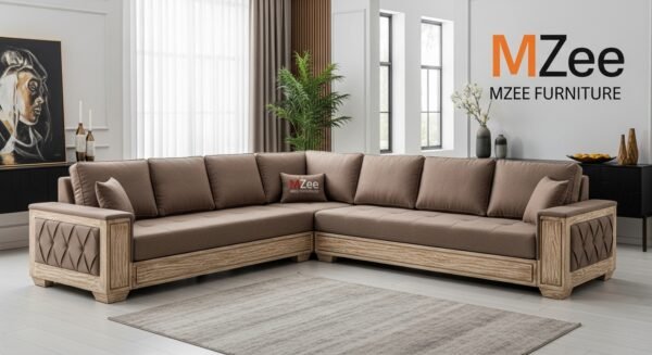 Mzee Sectional Sofa & Mzee Corner Sofa Luxury Wooden Sofas