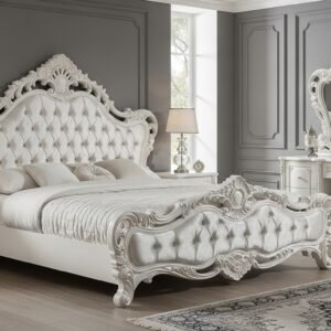 MZee King size bed handcrafted wooden furniture