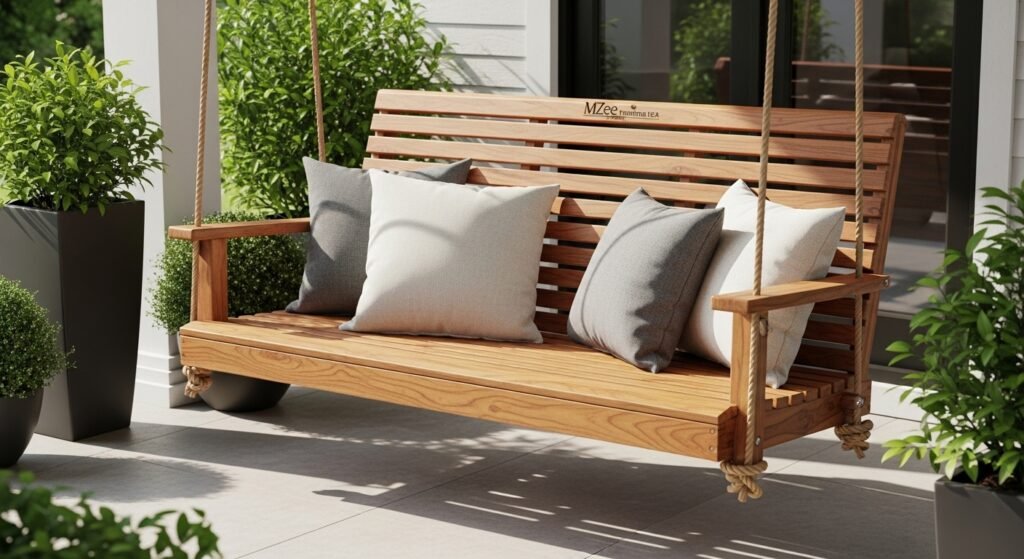 premium porch swing for balcony relaxation