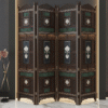 Wood Carved Room Divider Screen – MZee Room Divider