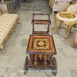 Bar Cart – Luxury Wooden Furniture 2025 mzee furniture