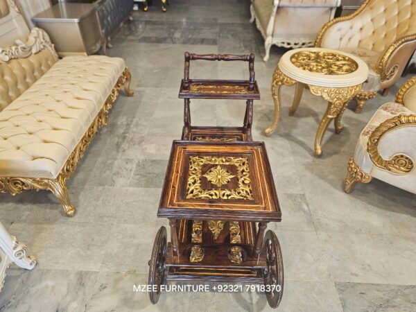 Bar Cart – Luxury Wooden Furniture 2025 mzee furniture