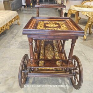 Bar Cart – Luxury Wooden Furniture 2025 mzee furniture