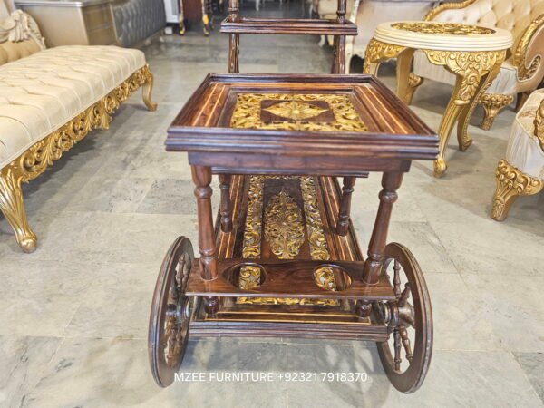 Bar Cart – Luxury Wooden Furniture 2025 mzee furniture