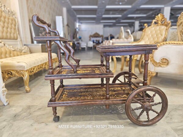 Bar Cart – Luxury Wooden Furniture 2025 mzee furniture