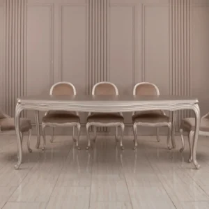 Dining Table for 8 by Mzee Furniture – Luxury Solid Wood 8-Seater Dining Table