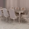 Dining Table for 8 by Mzee Furniture – Luxury Solid Wood 8-Seater Dining Table