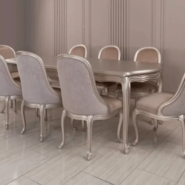Dining Table for 8 by Mzee Furniture – Luxury Solid Wood 8-Seater Dining Table
