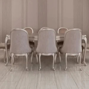 Dining Table for 8 by Mzee Furniture – Luxury Solid Wood 8-Seater Dining Table