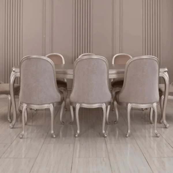 Dining Table for 8 by Mzee Furniture – Luxury Solid Wood 8-Seater Dining Table