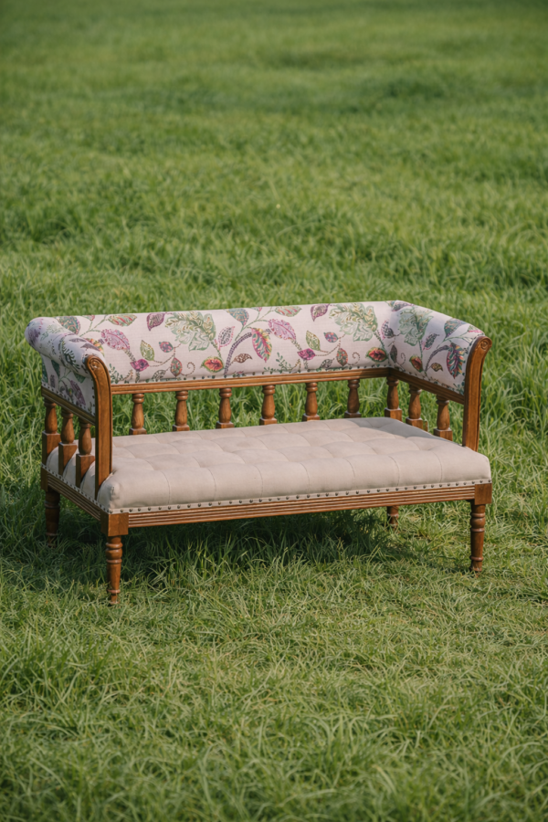 Love Settee Bench by MZee Furniture – Modern Upholstered Accent Seating for Living Rooms & Bedrooms