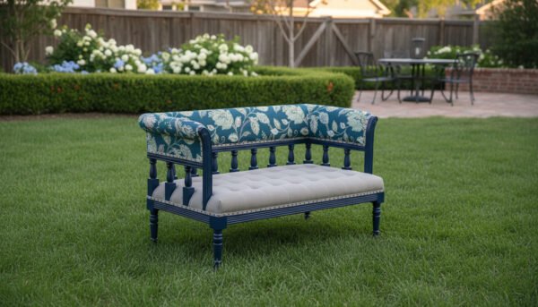 Love Settee Bench by MZee Furniture – Modern Upholstered Accent Seating for Living Rooms & Bedrooms