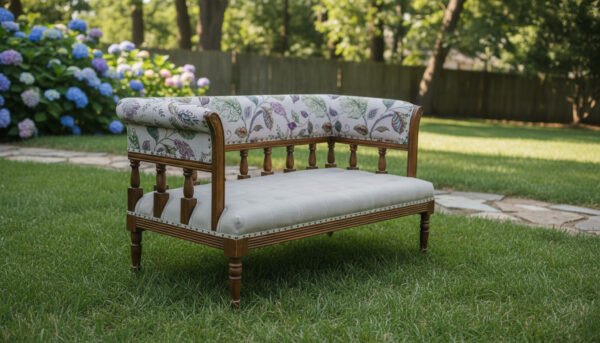 Love Settee Bench by MZee Furniture – Modern Upholstered Accent Seating for Living Rooms & Bedrooms